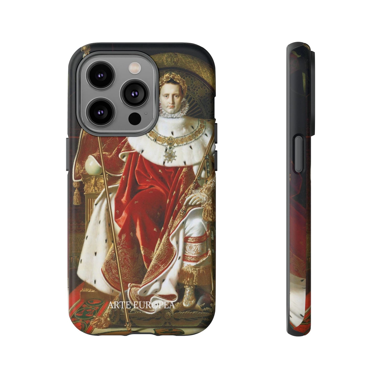 Napoleon I on His Imperial Throne - Jean-Auguste-Dominique Ingres (1806) - iPhone Case