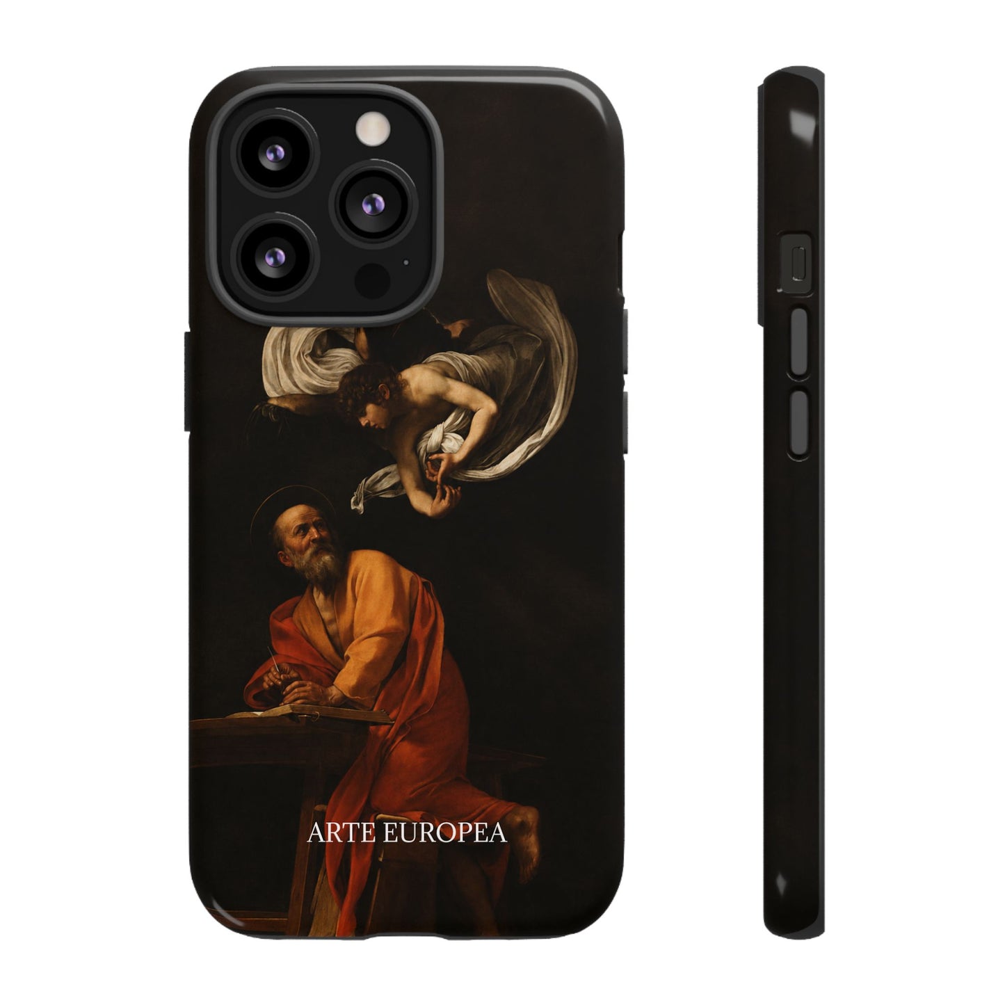 The Inspiration of Saint Matthew - Caravaggio (1602) - iPhone Case