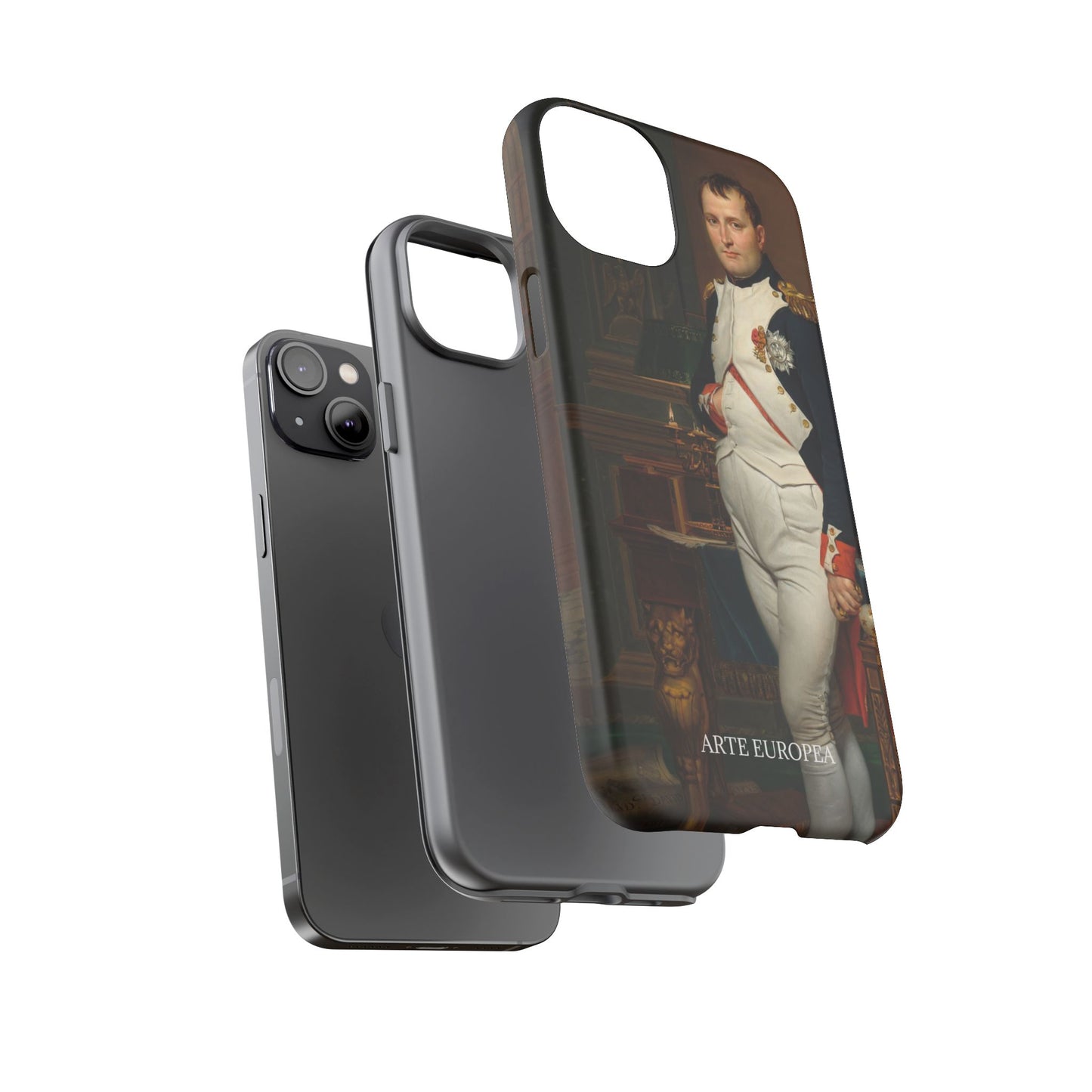The Emperor Napoleon in His Study at the Tuileries - Jacques-Louis David (1812) - Phone Case