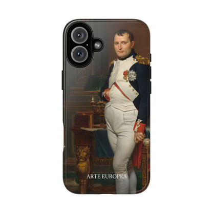 The Emperor Napoleon in His Study at the Tuileries - Jacques-Louis David (1812) - Phone Case
