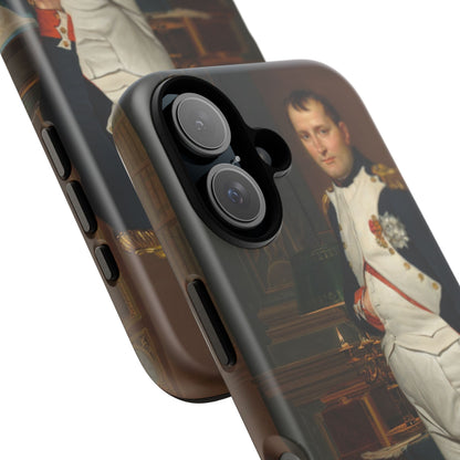 The Emperor Napoleon in His Study at the Tuileries - Jacques-Louis David (1812) - Phone Case
