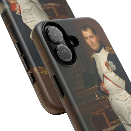 The Emperor Napoleon in His Study at the Tuileries - Jacques-Louis David (1812) - Phone Case