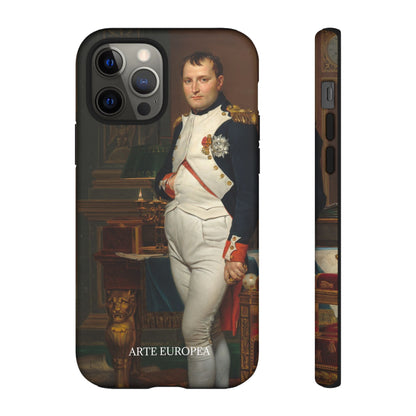 The Emperor Napoleon in His Study at the Tuileries - Jacques-Louis David (1812) - Phone Case