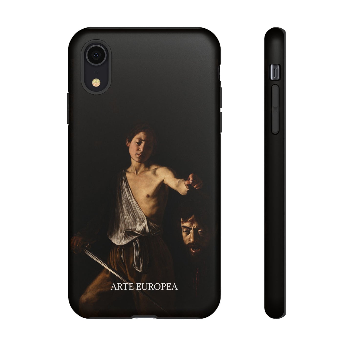 David with the Head of Goliath- Caravaggio (1609-1610) - iPhone Case
