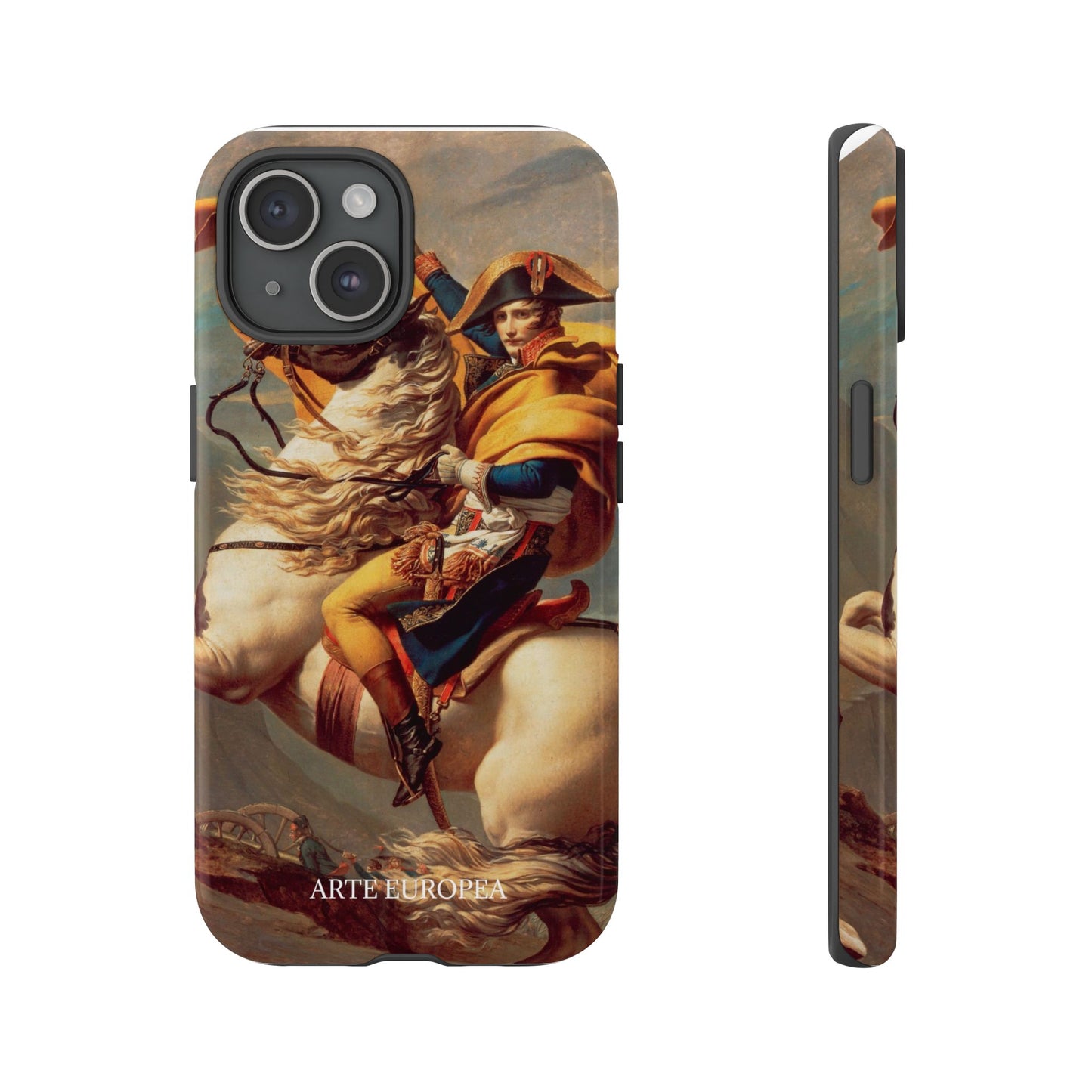 Napoleon Crossing the Alps - Jacques-Louis David (1801) - Phone Case