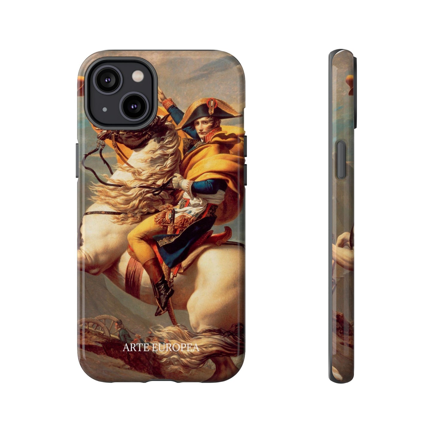 Napoleon Crossing the Alps - Jacques-Louis David (1801) - Phone Case