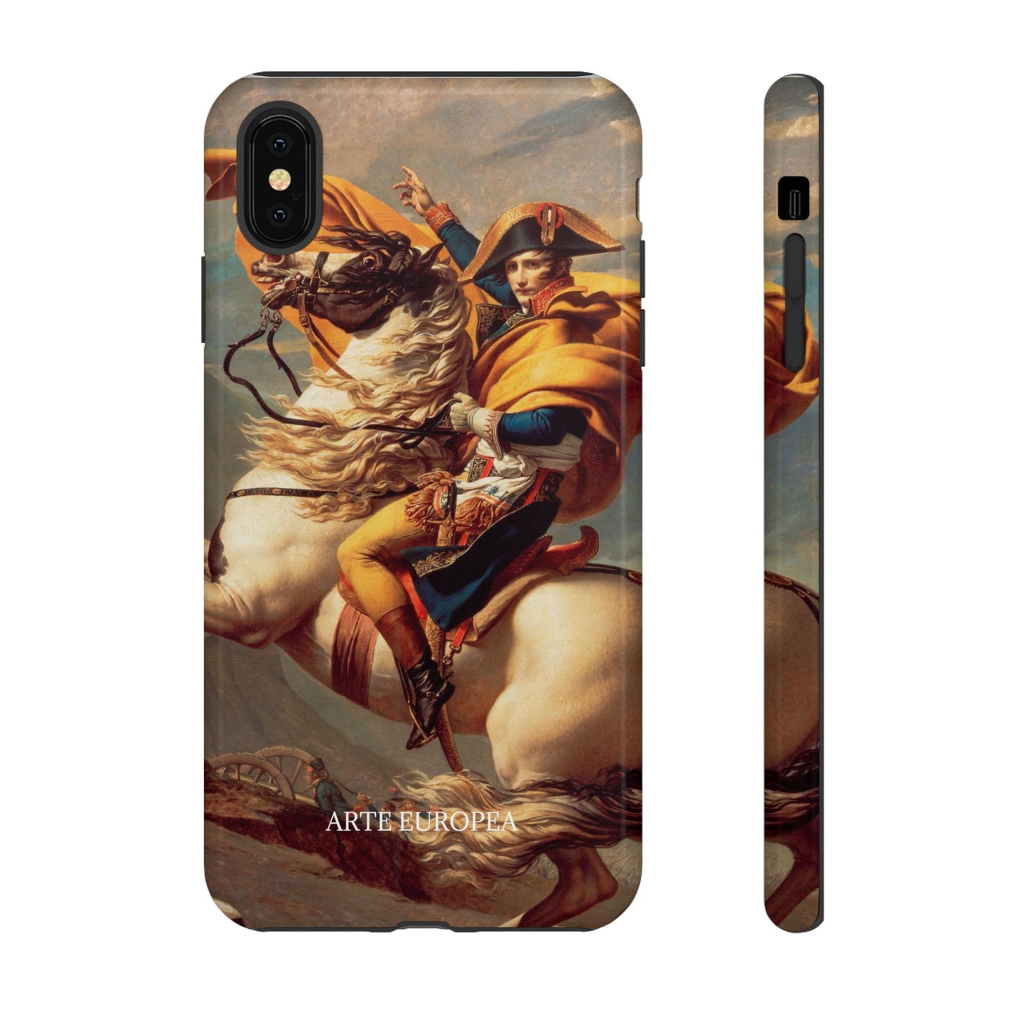 Napoleon Crossing the Alps - Jacques-Louis David (1801) - Phone Case