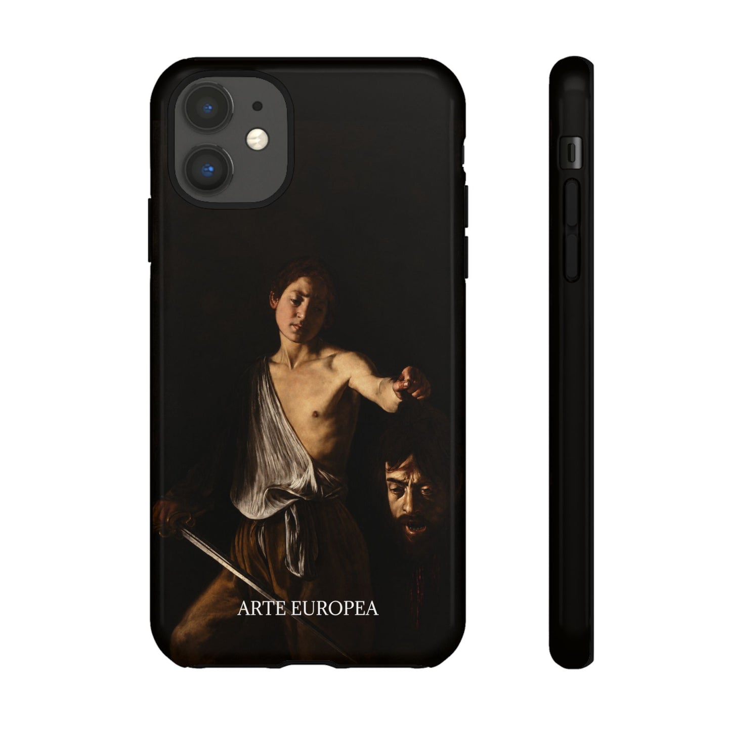David with the Head of Goliath- Caravaggio (1609-1610) - iPhone Case