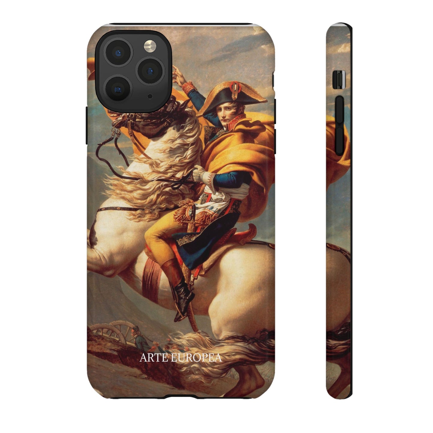 Napoleon Crossing the Alps - Jacques-Louis David (1801) - Phone Case