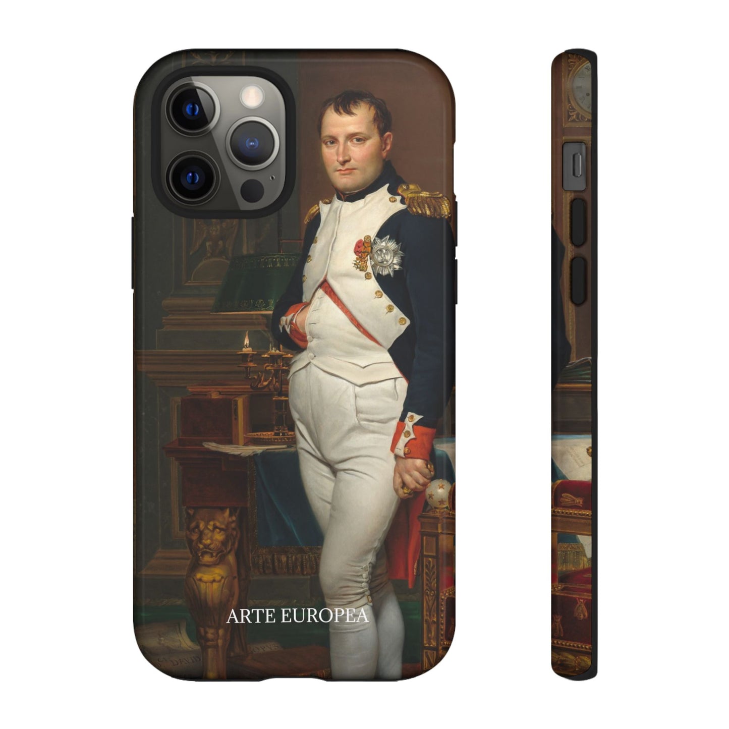 The Emperor Napoleon in His Study at the Tuileries - Jacques-Louis David (1812) - Phone Case