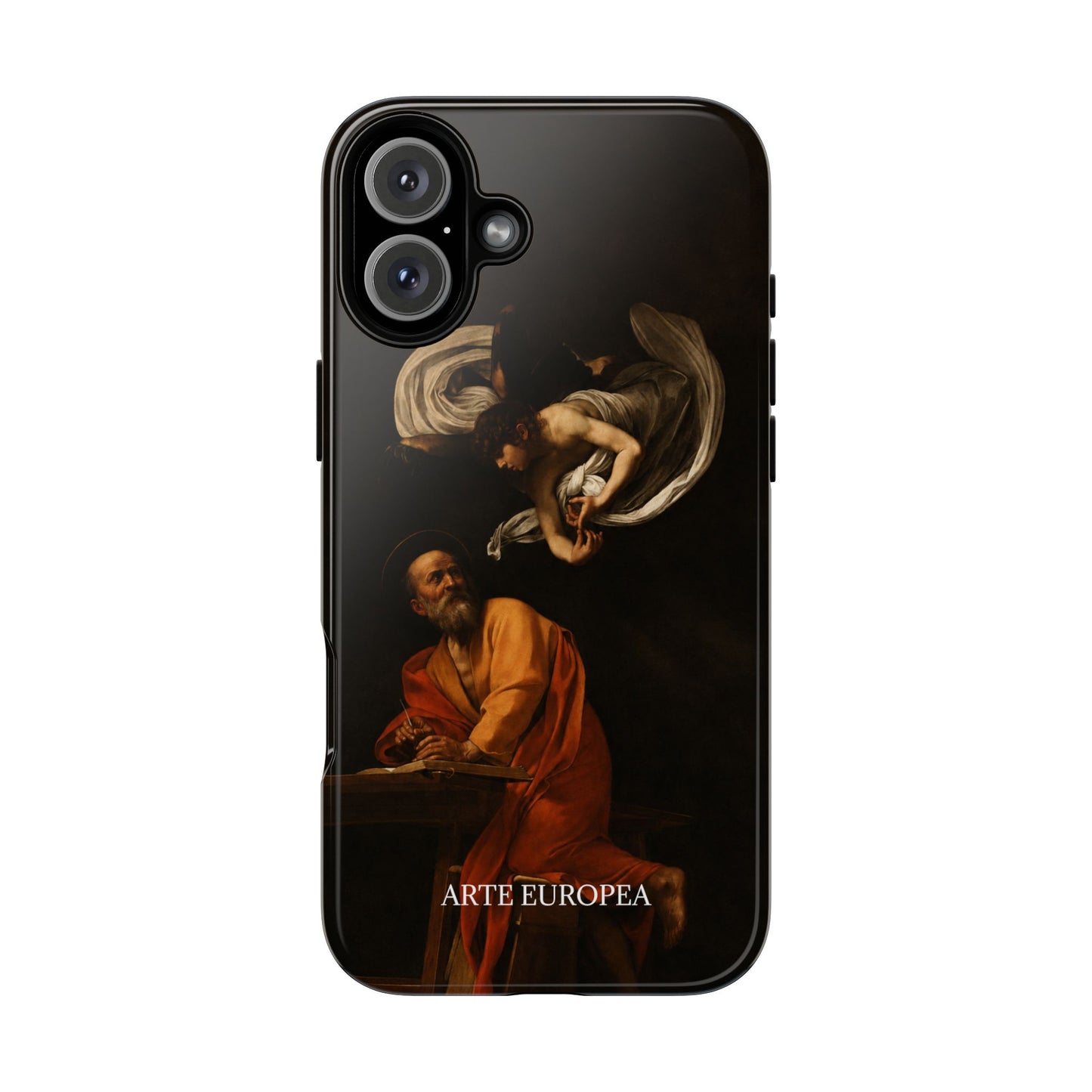 The Inspiration of Saint Matthew - Caravaggio (1602) - iPhone Case