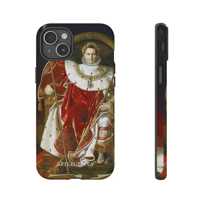 Napoleon I on His Imperial Throne - Jean-Auguste-Dominique Ingres (1806) - iPhone Case