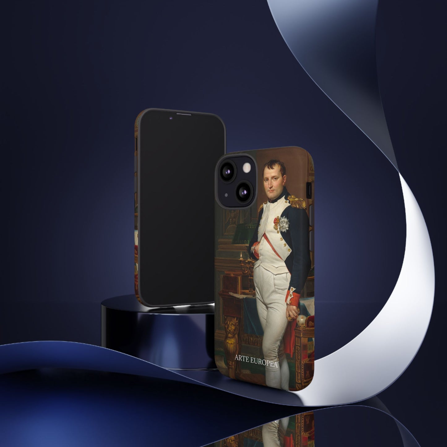 The Emperor Napoleon in His Study at the Tuileries - Jacques-Louis David (1812) - Phone Case