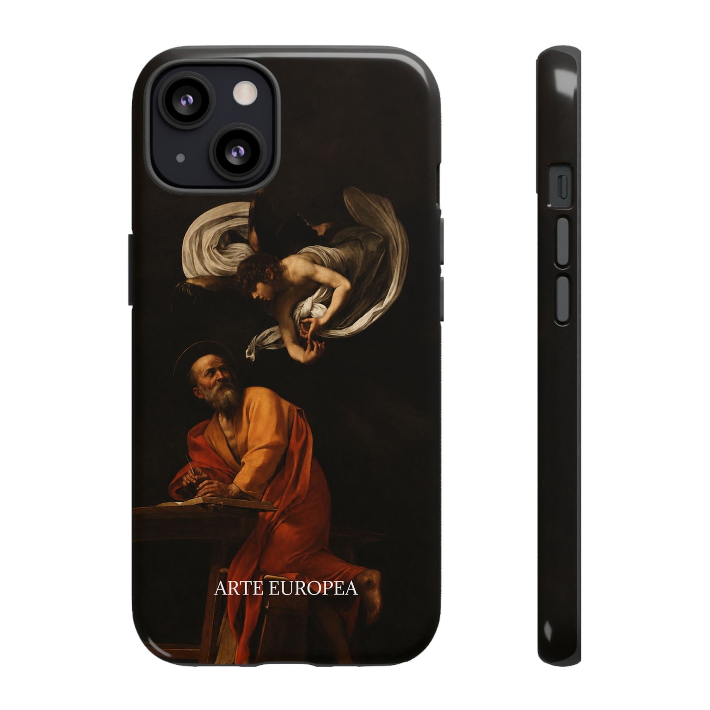 The Inspiration of Saint Matthew - Caravaggio (1602) - iPhone Case