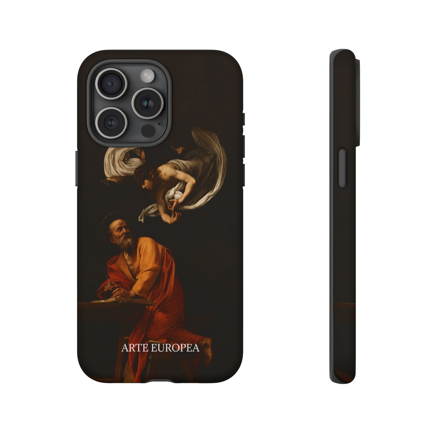 The Inspiration of Saint Matthew - Caravaggio (1602) - iPhone Case