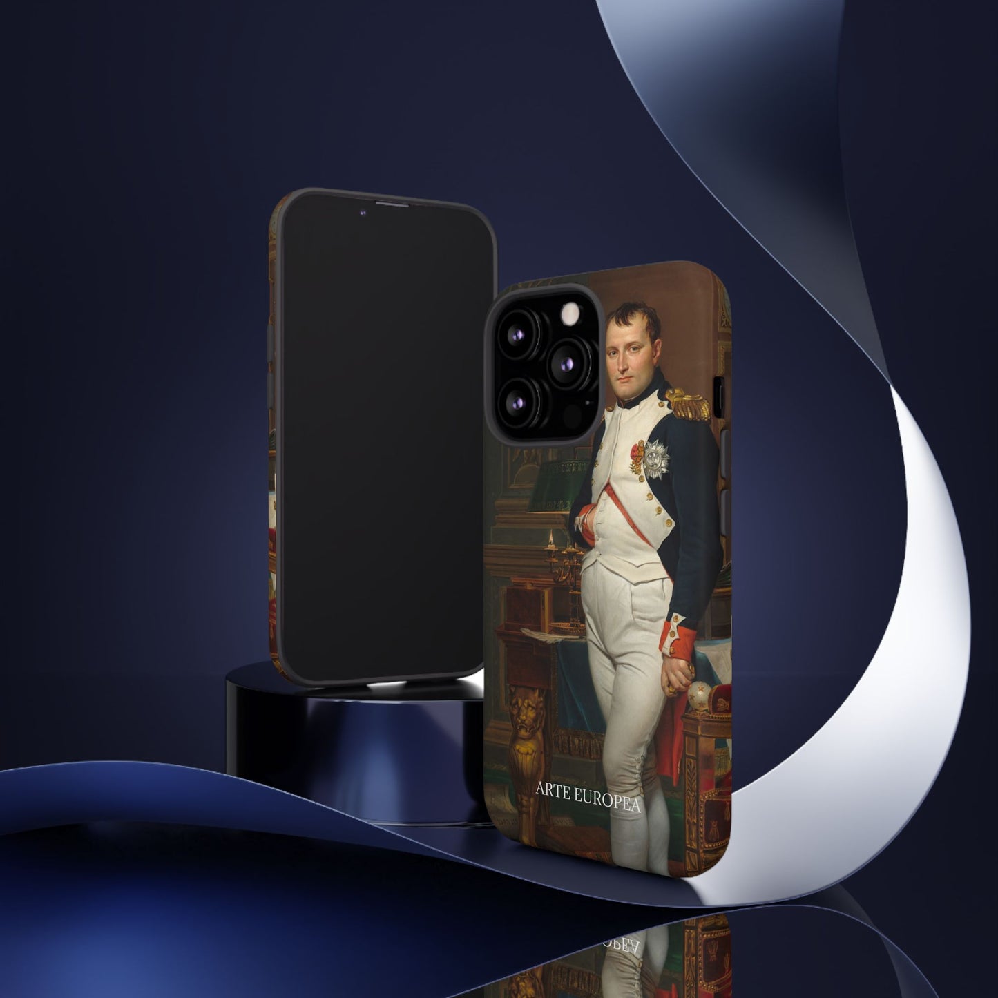 The Emperor Napoleon in His Study at the Tuileries - Jacques-Louis David (1812) - Phone Case