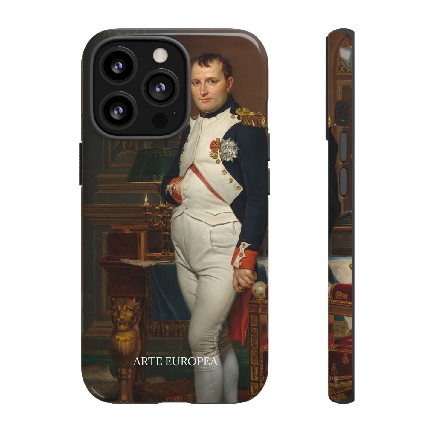 The Emperor Napoleon in His Study at the Tuileries - Jacques-Louis David (1812) - Phone Case