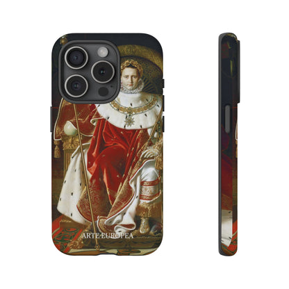 Napoleon I on His Imperial Throne - Jean-Auguste-Dominique Ingres (1806) - iPhone Case