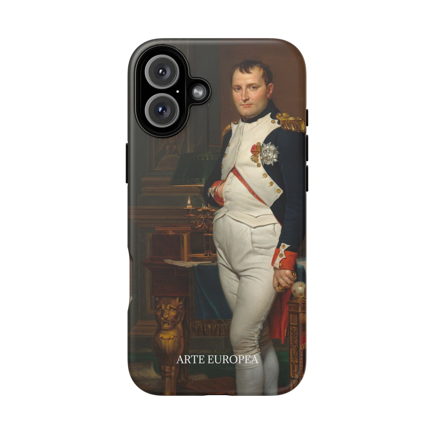 The Emperor Napoleon in His Study at the Tuileries - Jacques-Louis David (1812) - Phone Case