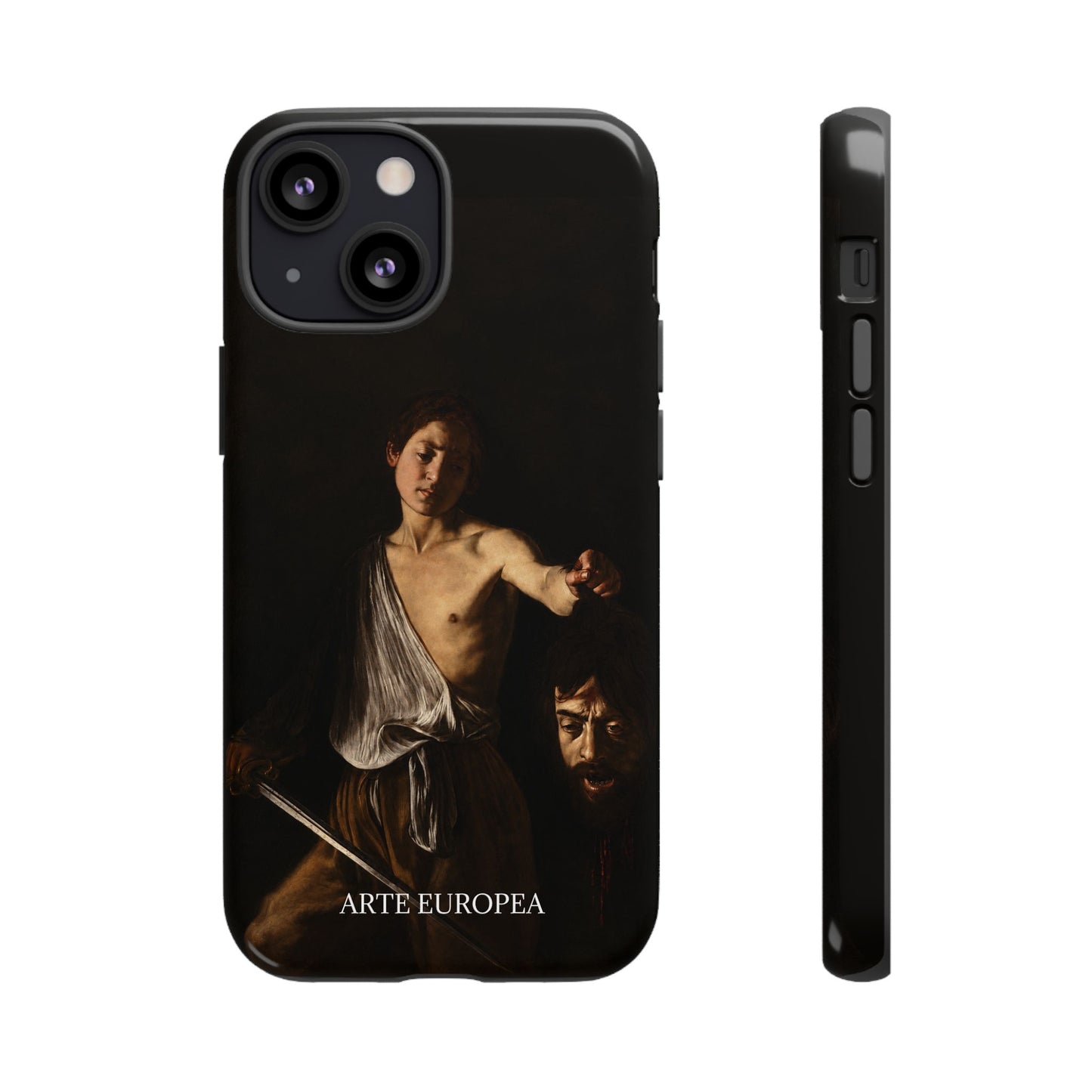 David with the Head of Goliath- Caravaggio (1609-1610) - iPhone Case