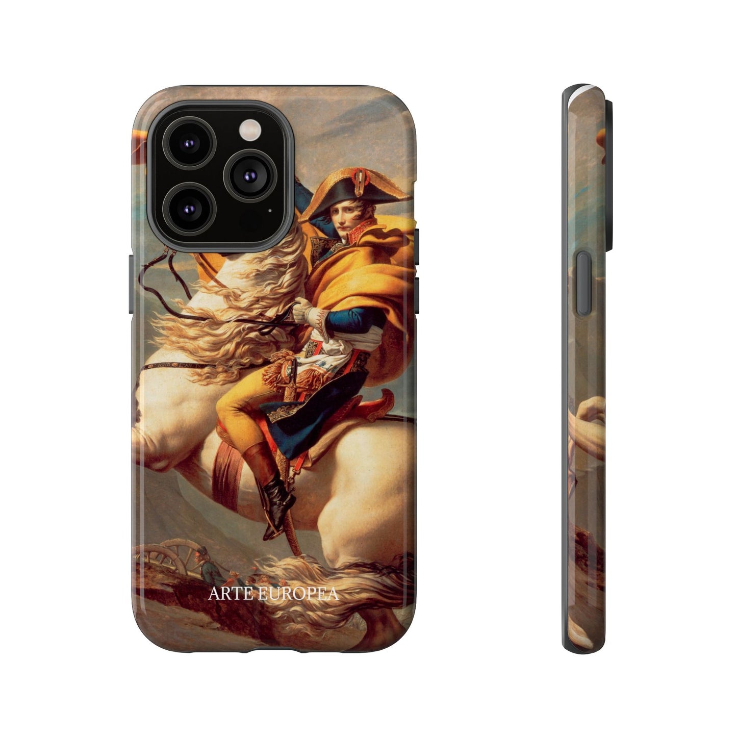 Napoleon Crossing the Alps - Jacques-Louis David (1801) - Phone Case