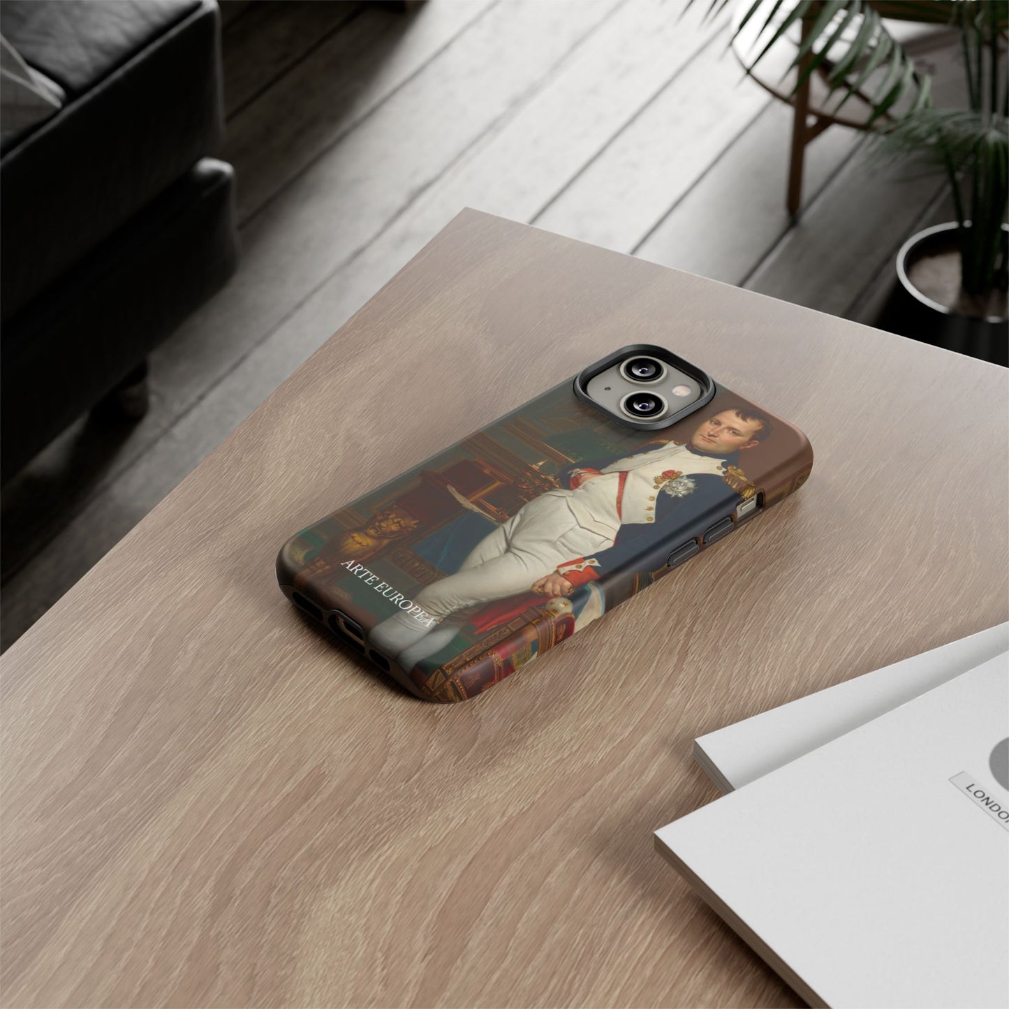 The Emperor Napoleon in His Study at the Tuileries - Jacques-Louis David (1812) - Phone Case