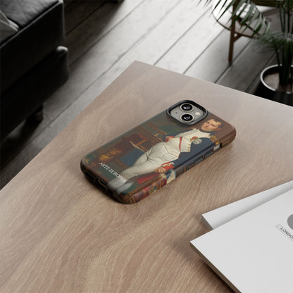 The Emperor Napoleon in His Study at the Tuileries - Jacques-Louis David (1812) - Phone Case