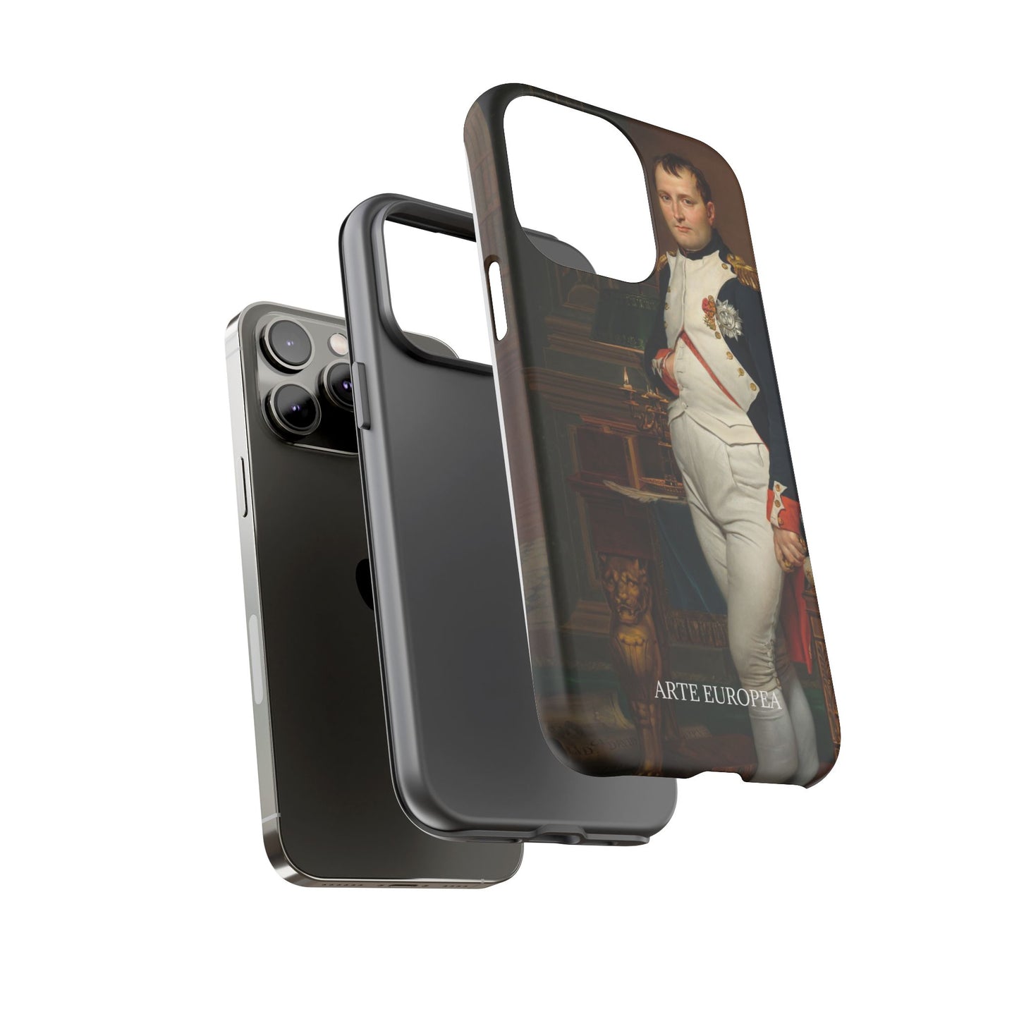 The Emperor Napoleon in His Study at the Tuileries - Jacques-Louis David (1812) - Phone Case