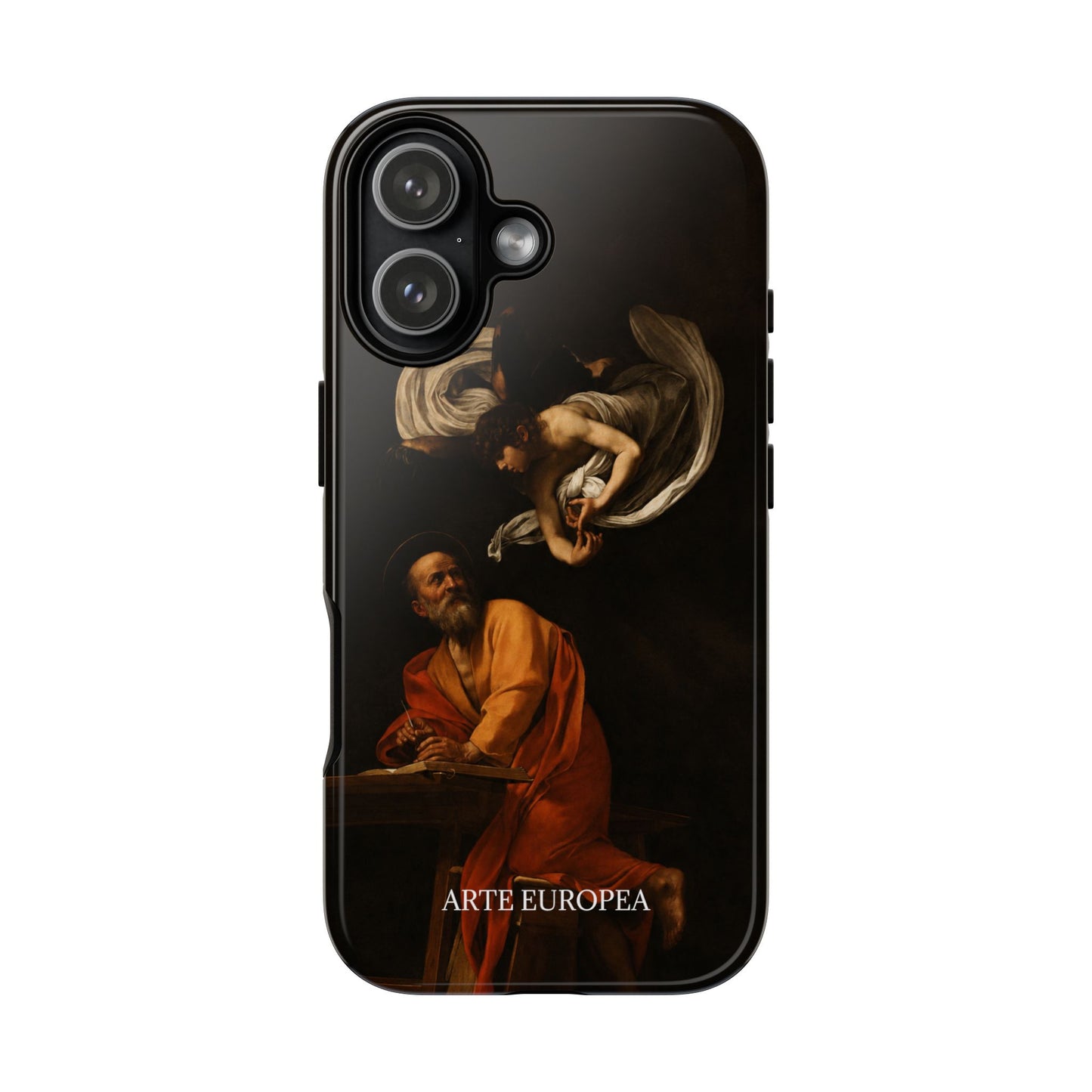 The Inspiration of Saint Matthew - Caravaggio (1602) - iPhone Case