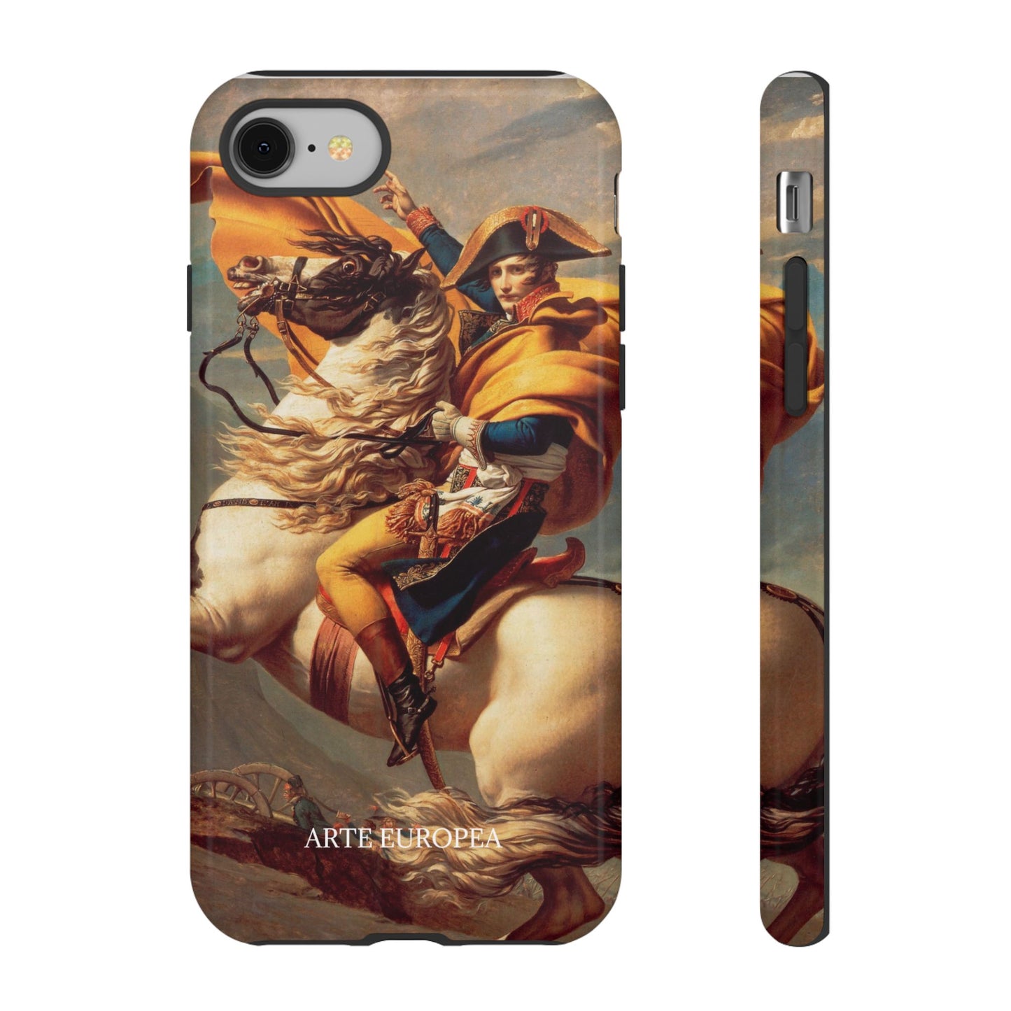 Napoleon Crossing the Alps - Jacques-Louis David (1801) - Phone Case