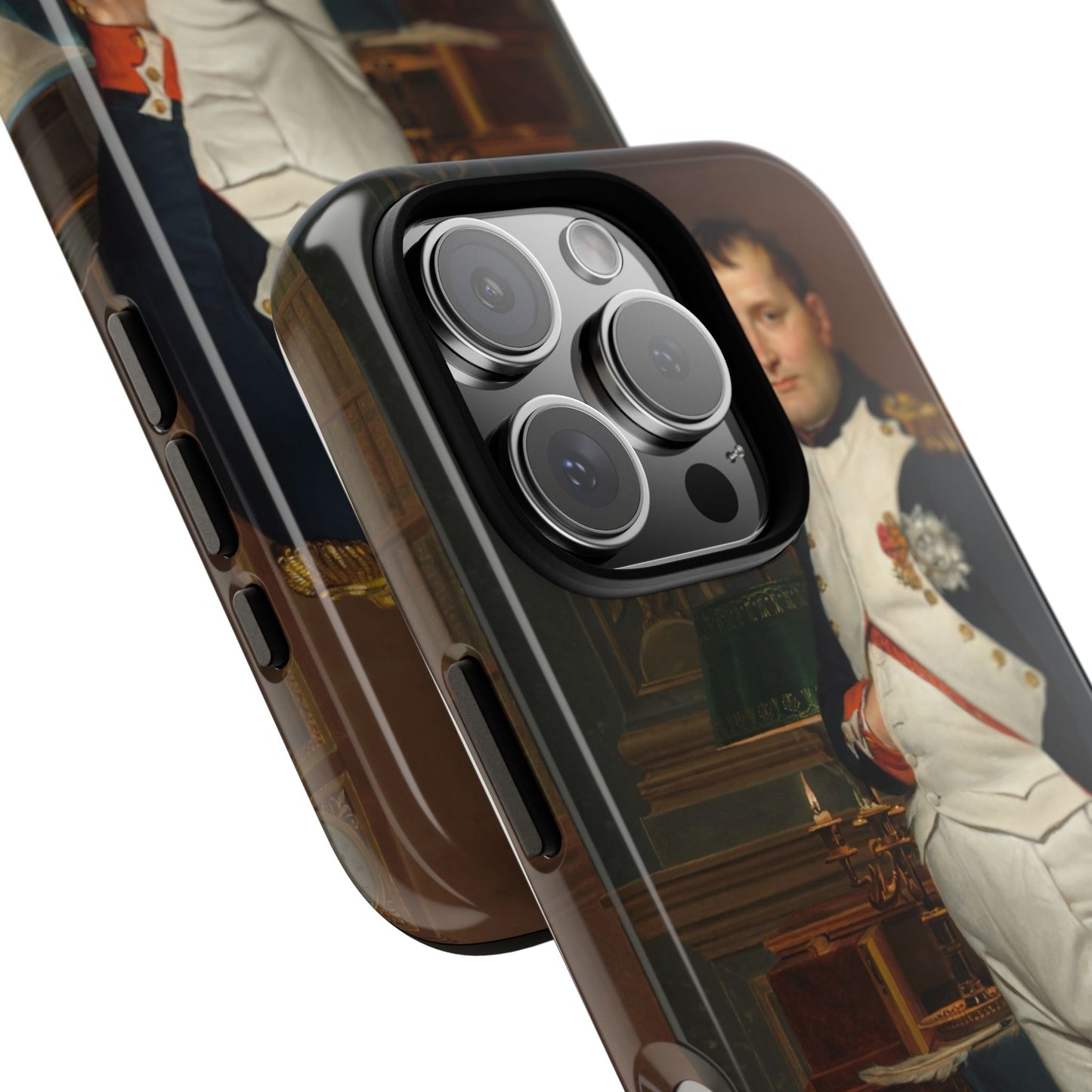 The Emperor Napoleon in His Study at the Tuileries - Jacques-Louis David (1812) - Phone Case