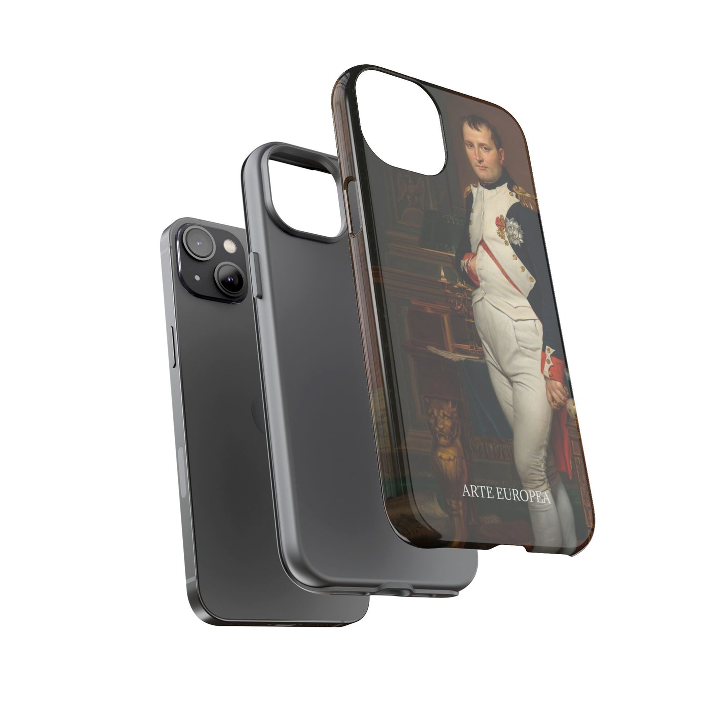 The Emperor Napoleon in His Study at the Tuileries - Jacques-Louis David (1812) - Phone Case