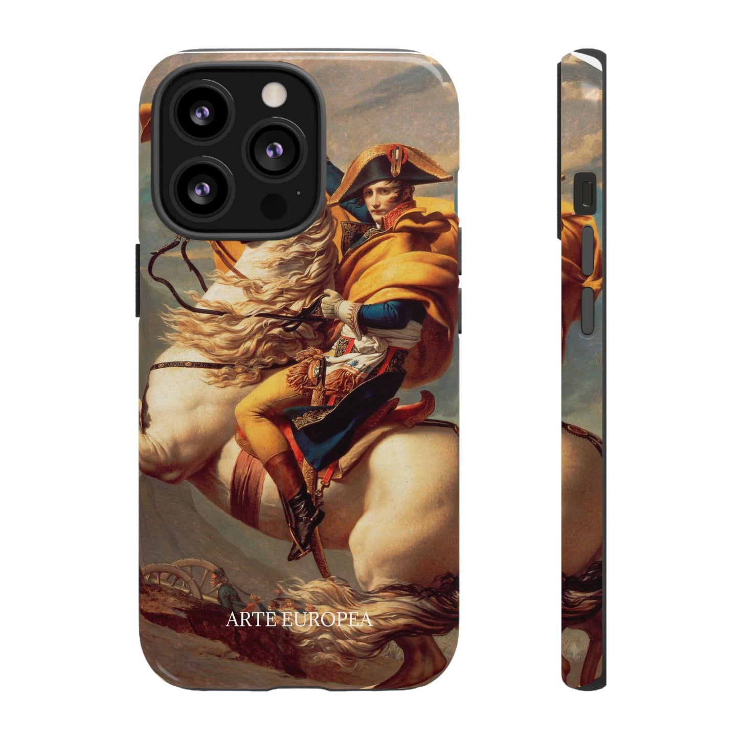 Napoleon Crossing the Alps - Jacques-Louis David (1801) - Phone Case