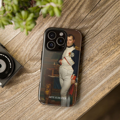 The Emperor Napoleon in His Study at the Tuileries - Jacques-Louis David (1812) - Phone Case