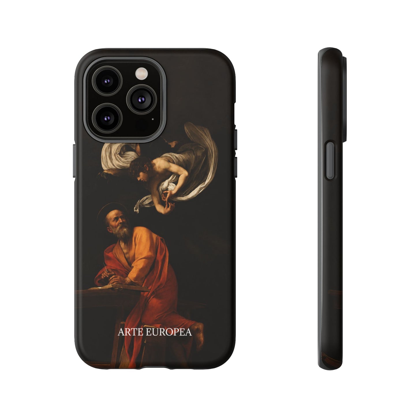 The Inspiration of Saint Matthew - Caravaggio (1602) - iPhone Case