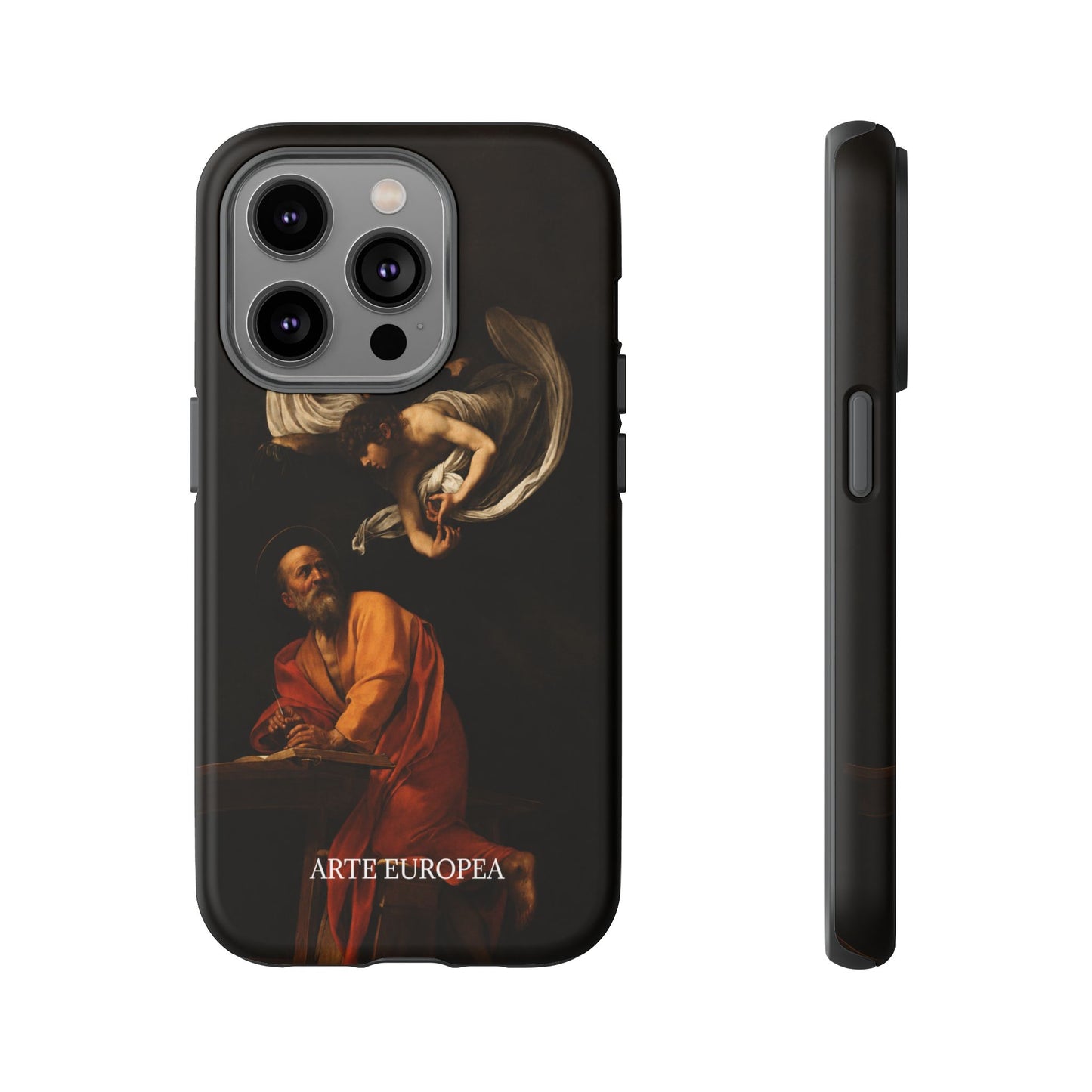 The Inspiration of Saint Matthew - Caravaggio (1602) - iPhone Case