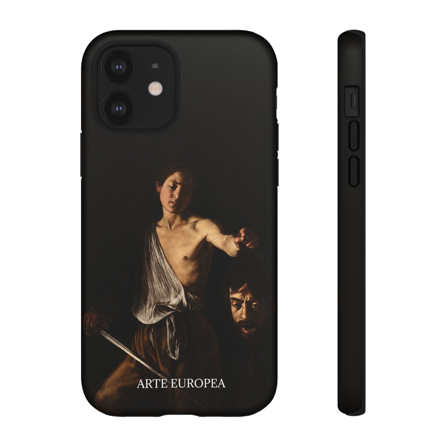 David with the Head of Goliath- Caravaggio (1609-1610) - iPhone Case