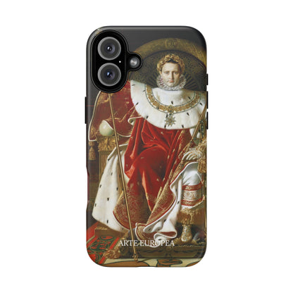 Napoleon I on His Imperial Throne - Jean-Auguste-Dominique Ingres (1806) - iPhone Case