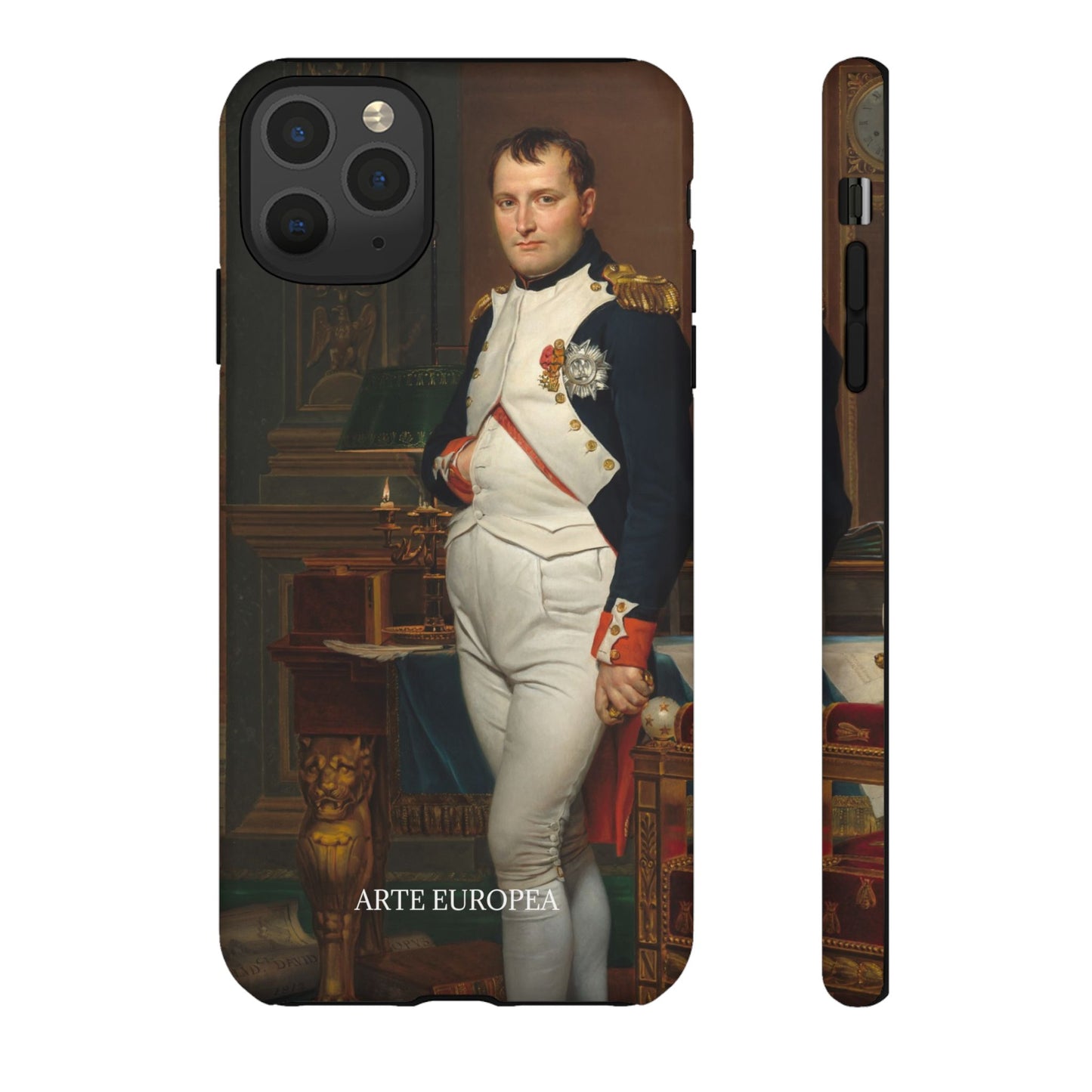 The Emperor Napoleon in His Study at the Tuileries - Jacques-Louis David (1812) - Phone Case