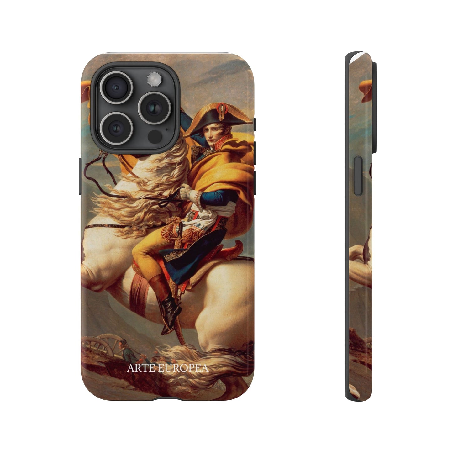Napoleon Crossing the Alps - Jacques-Louis David (1801) - Phone Case