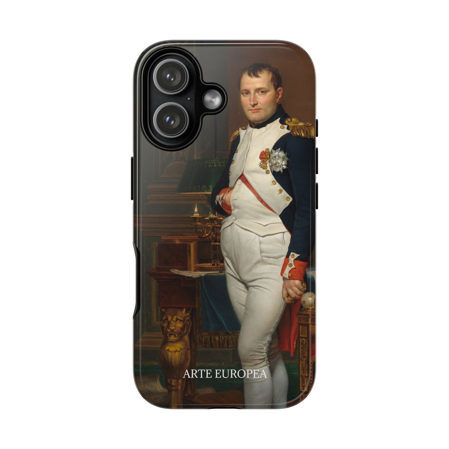 The Emperor Napoleon in His Study at the Tuileries - Jacques-Louis David (1812) - Phone Case