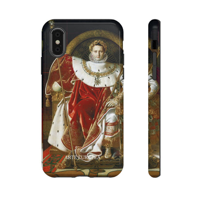 Napoleon I on His Imperial Throne - Jean-Auguste-Dominique Ingres (1806) - iPhone Case