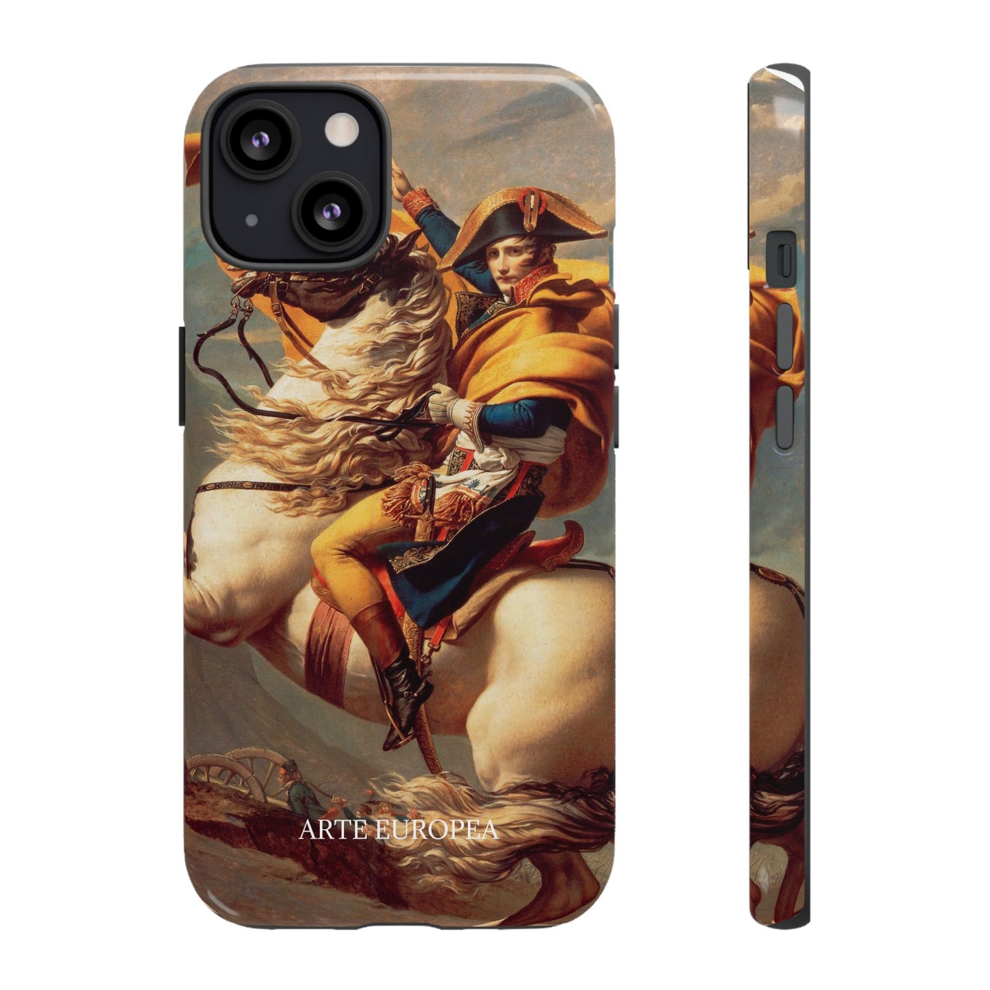 Napoleon Crossing the Alps - Jacques-Louis David (1801) - Phone Case