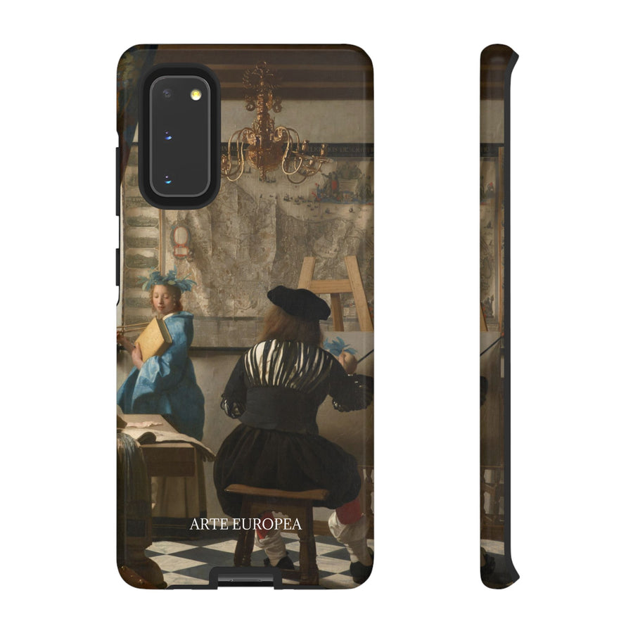 The Art of Painting by Johannes Vermeer, phone case