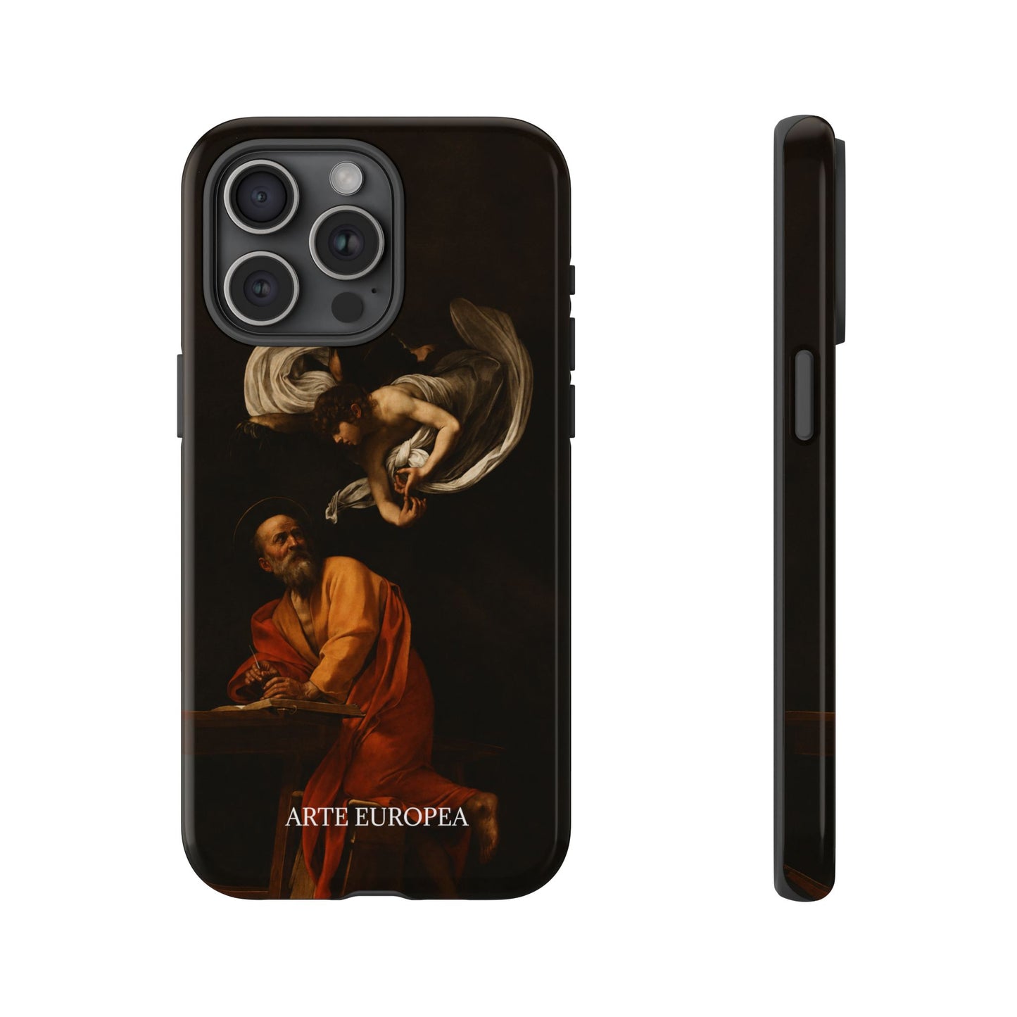 The Inspiration of Saint Matthew - Caravaggio (1602) - iPhone Case