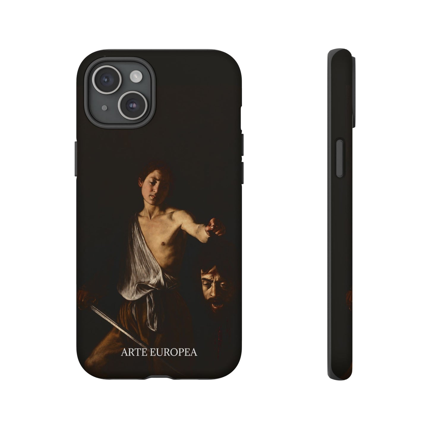 David with the Head of Goliath- Caravaggio (1609-1610) - iPhone Case