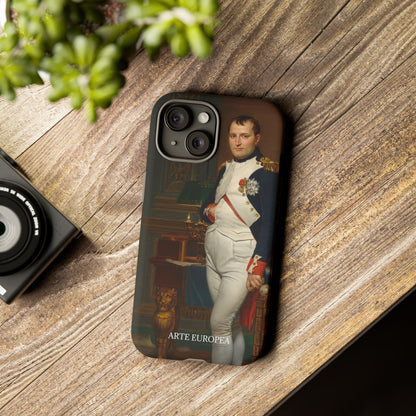 The Emperor Napoleon in His Study at the Tuileries - Jacques-Louis David (1812) - Phone Case