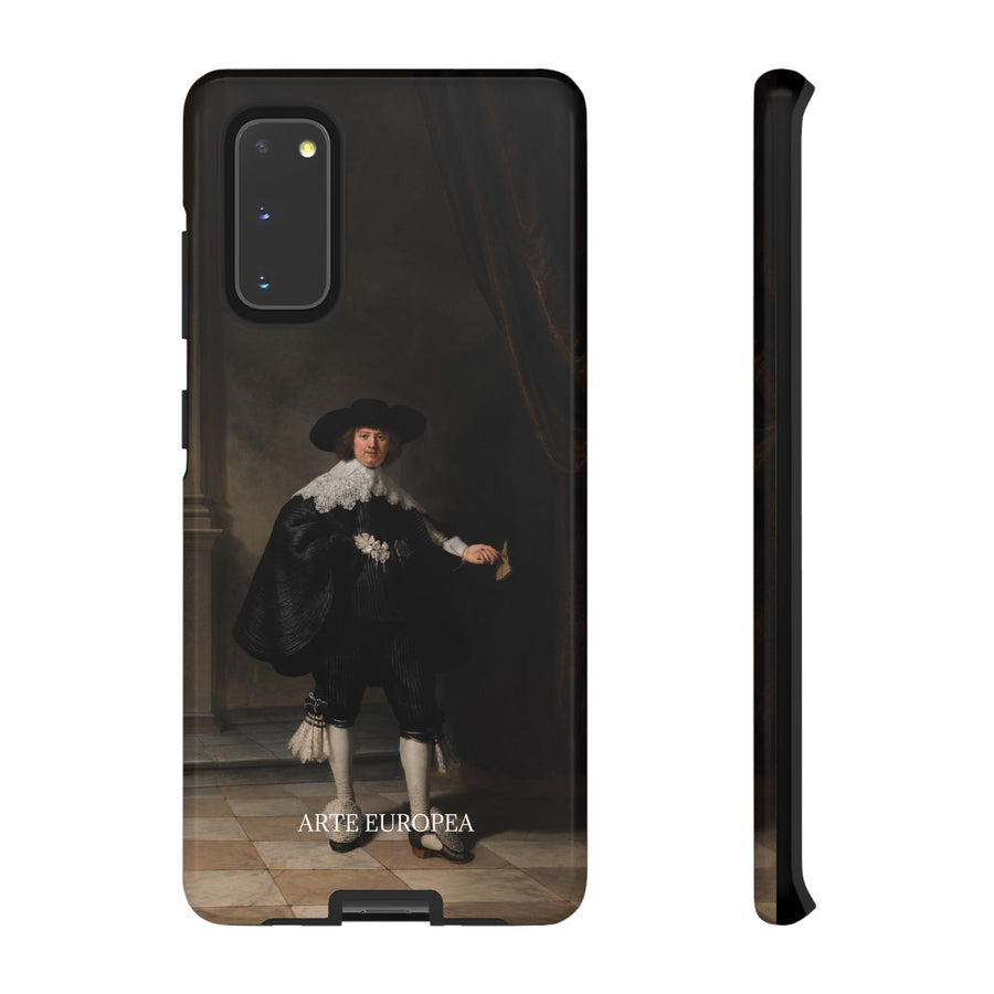 Portrait of Maerten Soolmans by Rembrandt van Rijn, phone case