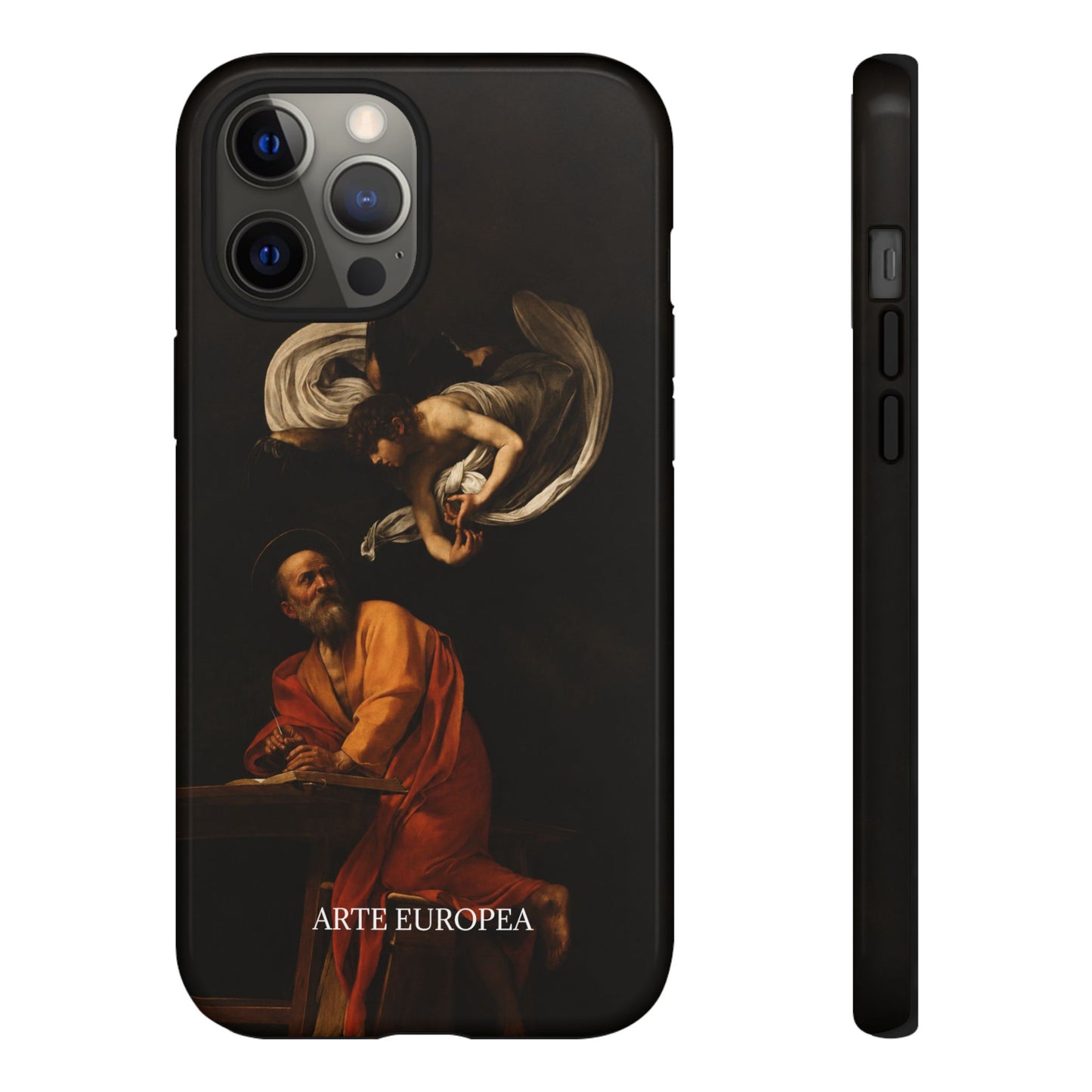 The Inspiration of Saint Matthew - Caravaggio (1602) - iPhone Case