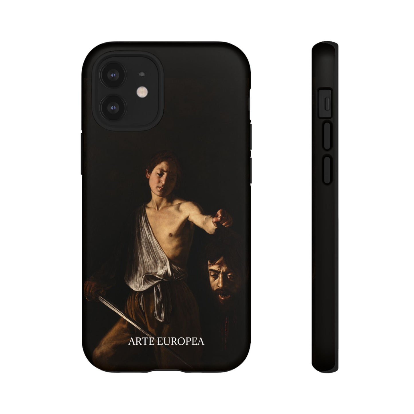 David with the Head of Goliath- Caravaggio (1609-1610) - iPhone Case